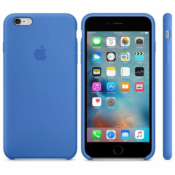 Apple Silicone Backcover Apple iPhone 6(s) Plus - Royal Blue