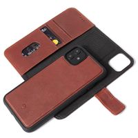 Decoded 2 in 1 Leather Bookcase iPhone 11 - Bruin