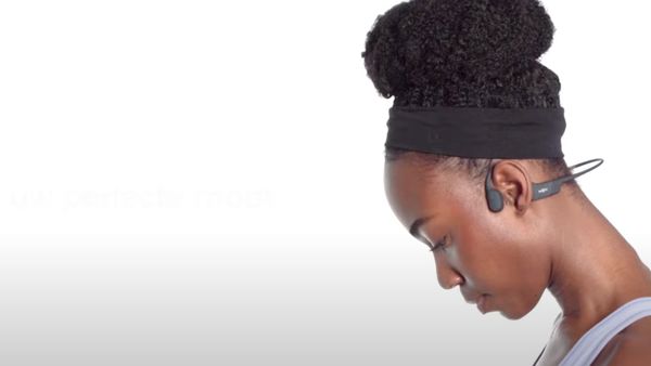 Shokz OpenRun Pro - Standaard maat - Open-Ear draadloze oordopjes - Bone conduction - Blue