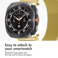 imoshion Milanese magnetic band Samsung Galaxy Watch Ultra 2 (2026) / Ultra (2024/2025) - Gold