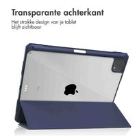 imoshion Trifold Hardcase Bookcase iPad Pro 11 (2018/2020/2021/2022) - Donkerblauw