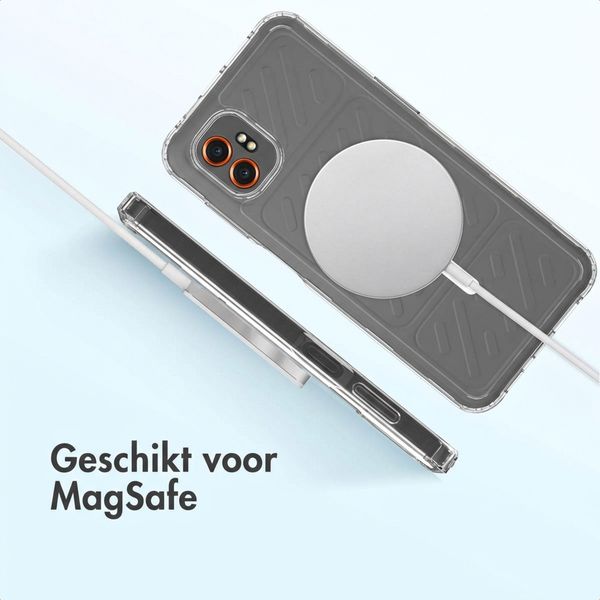 Accezz Xtreme Impact Backcover met MagSafe Samsung Galaxy Xcover 7 Pro - Transparant