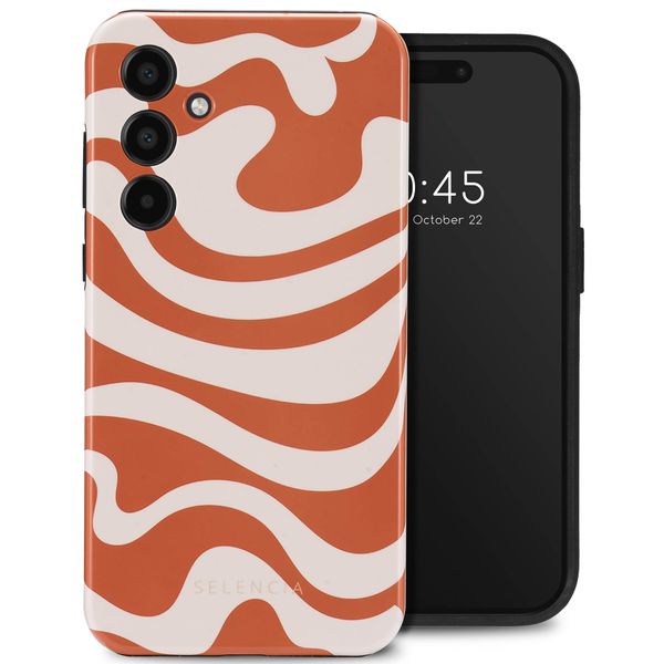 Selencia Vivid Tough Backcover Samsung Galaxy A35 - Dream Swirl Orange