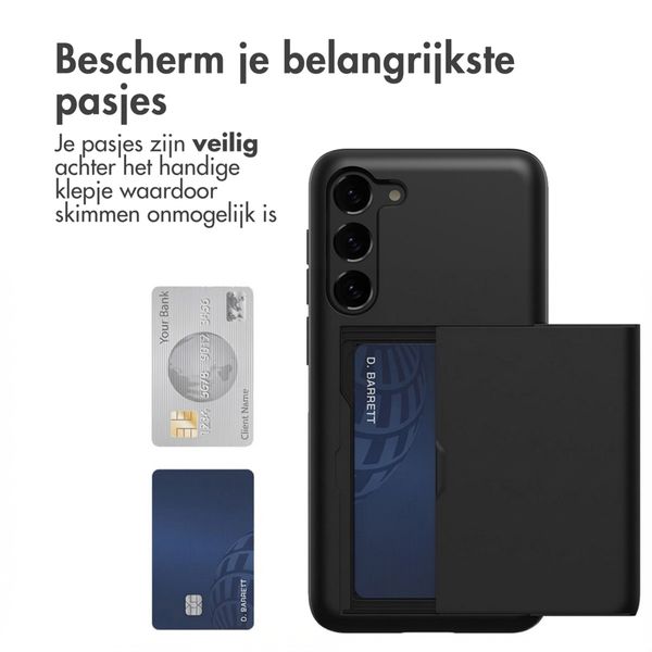 imoshion Backcover met pasjeshouder Samsung Galaxy S23 - Zwart