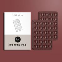 Selencia 2-Pack Telefoonhouder Zuignap - Terracotta