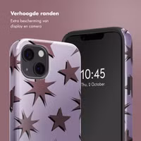 Selencia Vivid Backcover met MagSafe Apple iPhone 13 - Stars Plum Lilac