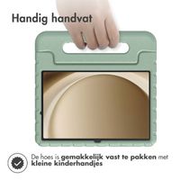 imoshion Kidsproof Backcover met handvat Samsung Galaxy Tab A9 Plus - Olijfgroen