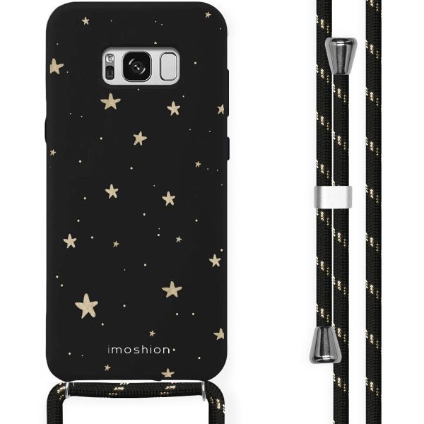 imoshion Design hoesje met koord Samsung Galaxy S8 - Sterren - Goud