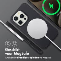 imoshion Color Backcover met afneembaar koord MagSafe Apple iPhone 15 Pro - Zwart
