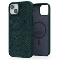 Njorð Collections Salmon Leather MagSafe Case iPhone 15 Plus - Green