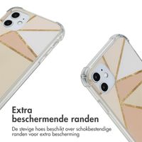 imoshion Design hoesje met koord Apple iPhone 11 - Beige Graphic