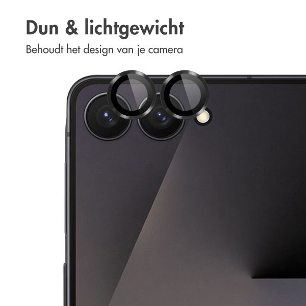 imoshion Camera Protector Glas 2 Pack Samsung Galaxy Z Flip 7 - Zwart