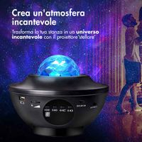 imoshion Sterrenprojector - Sterrenhemel - 10 lichtstanden - Zwart