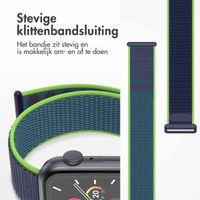 imoshion Nylon bandje Apple Watch Series 1 t/m 9 / SE (38/40/41 mm) | Series 10 / 11 (42 mm) - Lime