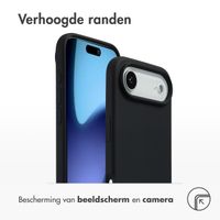 Accezz Liquid Silicone Backcover met MagSafe Apple iPhone Air - Zwart