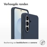 Accezz Liquid Silicone Backcover met MagSafe Samsung Galaxy S26 - Donkerblauw