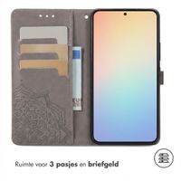 imoshion Mandala Bookcase Samsung Galaxy S25 / S24 - Grijs