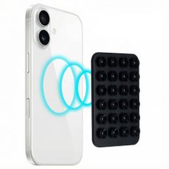 Selencia MagSafe zuignap telefoonhouder - Zwart