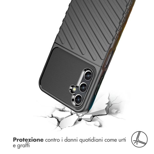imoshion Thunder Backcover Samsung Galaxy A14 (5G/4G) - Zwart