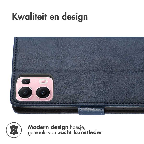 imoshion Luxe Bookcase Oppo Reno 13 Pro - Donkerblauw