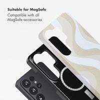 Selencia Vivid Back Cover with MagSafe Samsung Galaxy S26 Ultra - Desert Waves Beige