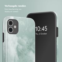 Selencia Vivid Tough Backcover iPhone 11 - Marble Grayed Jade