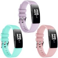 imoshion Siliconen bandje Multipack Fitbit Inspire - Roze / Paars / Turquoise