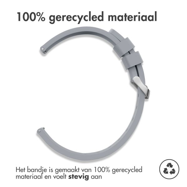 imoshion Siliconen bandje  - Universeel 24 mm aansluiting - Grijs