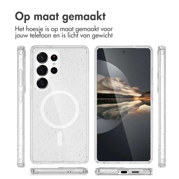 imoshion Sparkle Backcover met MagSafe Samsung Galaxy S25 Ultra - Transparant