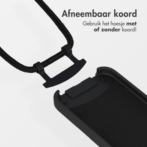 imoshion Color Backcover met afneembaar koord met MagSafe Samsung Galaxy S26 - Zwart