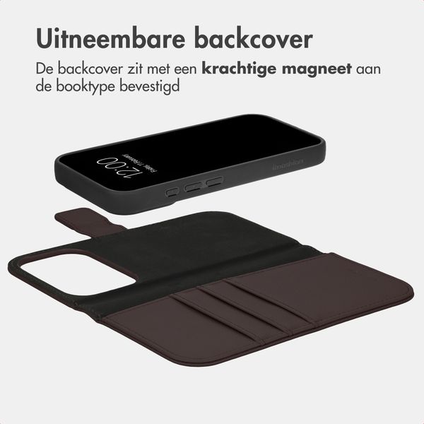 imoshion Uitneembare 2-in-1 Luxe Bookcase Apple iPhone 18 Pro Max / 17 Pro Max - Bruin