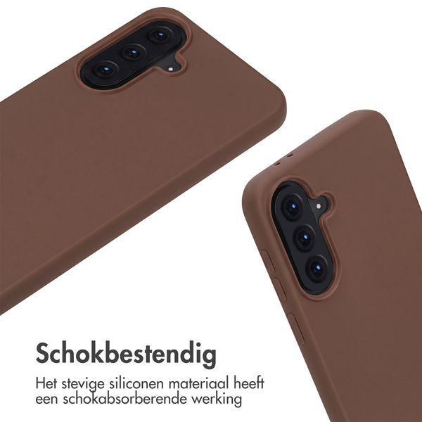 imoshion Siliconen hoesje met koord Samsung Galaxy A56 - Bruin
