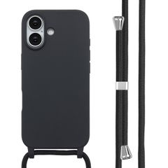 imoshion Silicone Case with Strap Apple iPhone 17 - Black