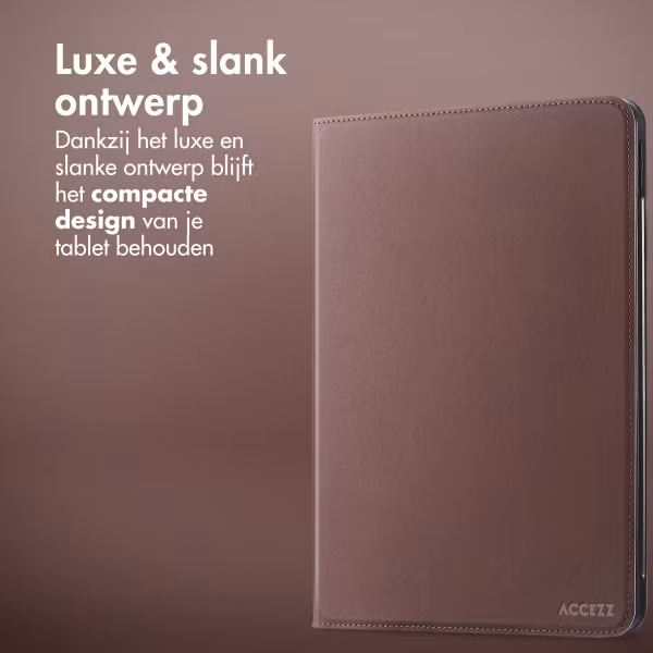 Accezz Classic Tablet Case Apple iPad Pro 12.9 (2022) / Pro 12.9 (2021) / Pro 12.9 (2020) - Bruin