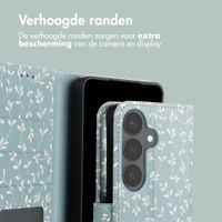 imoshion Design Bookcase Samsung Galaxy S26 - Smoke Green Flowers