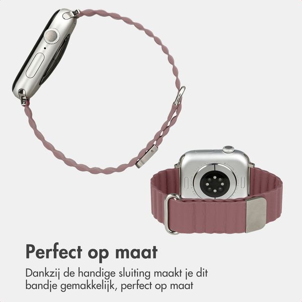 imoshion Magnetisch kunstleren bandje Apple Watch | 38/40/41/42 mm - Rose