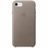 Apple Leather Backcover Apple iPhone SE (2022 / 2020) / 8 / 7 - Taupe