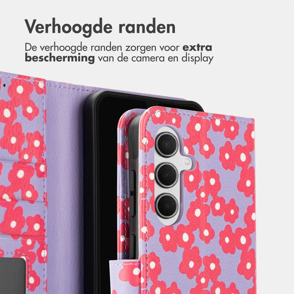 imoshion Design Bookcase Samsung Galaxy A36 - Dusty Rose Blossoms