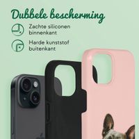 Ontwerp je eigen tough case Apple iPhone 15 - Wit
