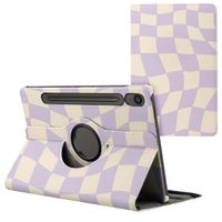 imoshion 360° Draaibare Design Bookcase Samsung Galaxy Tab S10 FE / S9 FE - Dancing Cubes