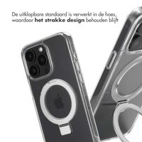 Accezz Ring Stand Backcover met MagSafe Apple iPhone 15 Pro Max - Transparant