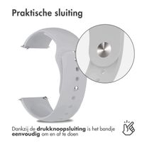 imoshion Siliconen Sport bandje  - Universeel 22 mm aansluiting - Grijs