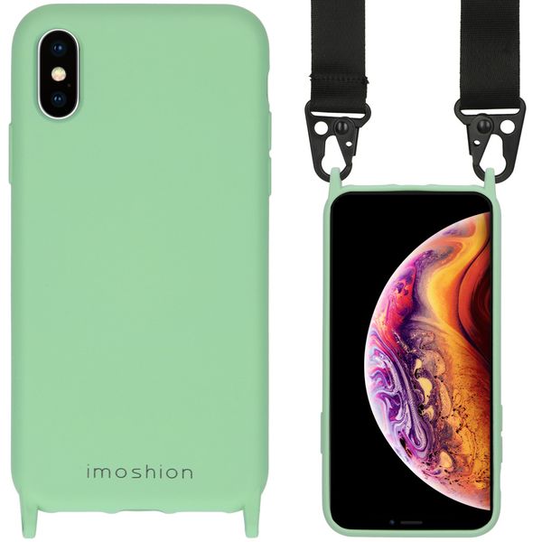 imoshion Color Backcover met koord - Nylon Strap iPhone Xs / X