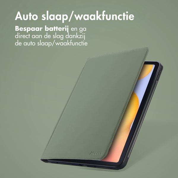 Accezz Classic Tablet Case Samsung Galaxy Tab S6 Lite (2020/2022/2024) - Groen