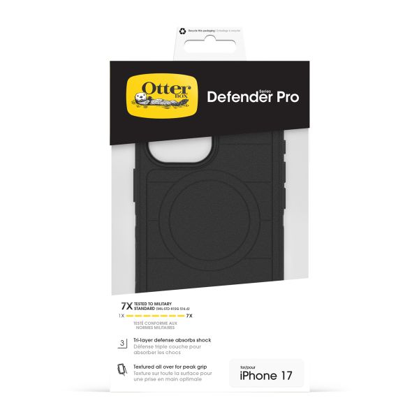 OtterBox Defender Pro Backcover met MagSafe Apple iPhone 17 - Black