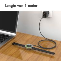 imoshion Oplader - USB-C en USB aansluiting - Power Delivery - 20 Watt + Samsung Galaxy Watch USB-C en USB-A laadkabel - 1 meter