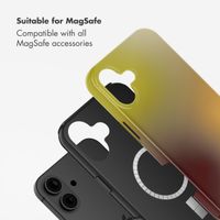 Selencia Vivid Back Cover with MagSafe Apple iPhone 16 - Gradient Olive Dust