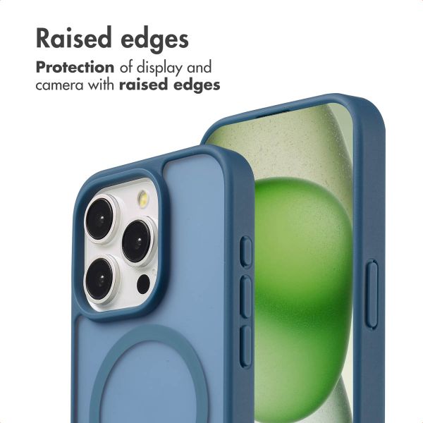 imoshion Colour Guard Back Cover with MagSafe Apple iPhone 15 Pro - Dark Blue