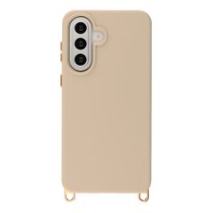 Selencia Rivièra MagSafe Backcover met afneembare haakjes Samsung Galaxy A57 (5G) - Milky Latte
