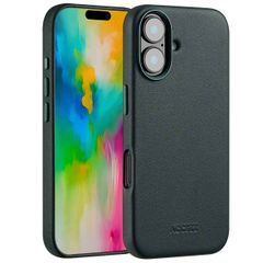 Accezz MagSafe Leather Backcover Apple iPhone 16 - Cedar Green